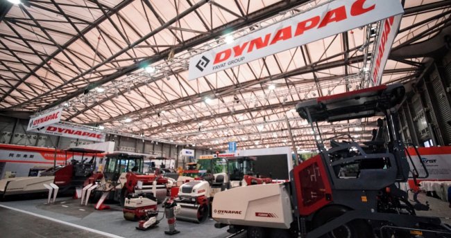 A splendid return of Dynapac in bauma China