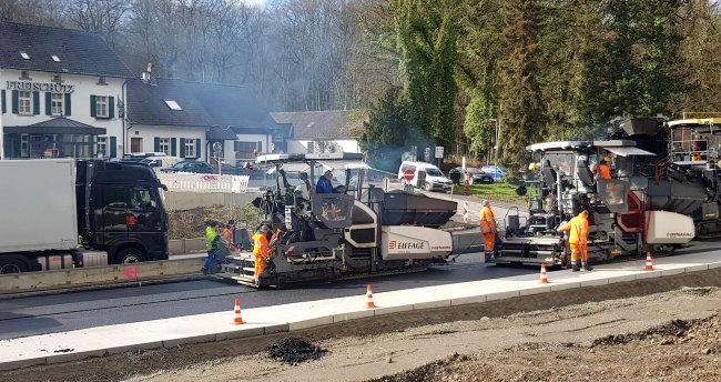 Noise reduction: Eiffage chooses Dynapac for the widening of the B236 in Schwerte