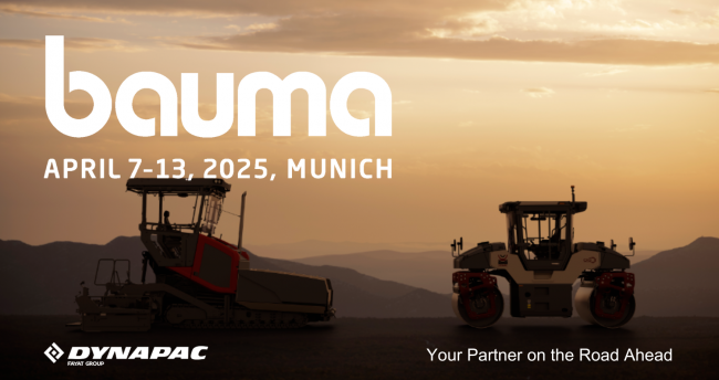 Meet Dynapac in Munich at BAUMA 2025