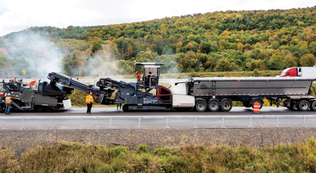 MF2500CS Mobile Feeder Helps Cobleskill Stone Products Inc. Improve Paving Jobs