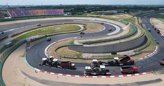 Dynapac Fleet successful completed China Shanghai F1 project in September 2024