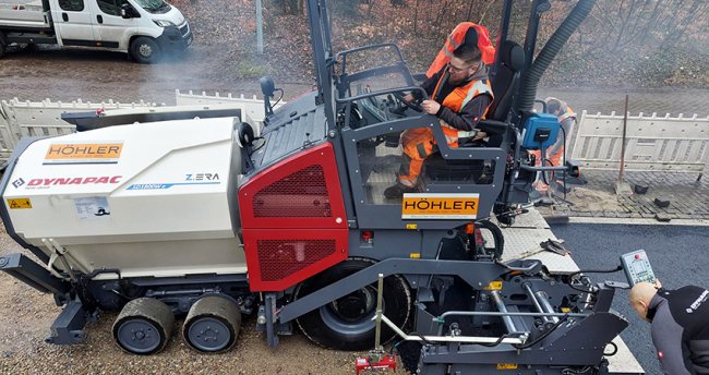 Successful Deployment of the First Fully Electric Road Paver in Germany