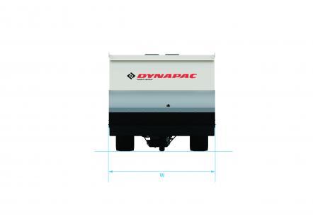 Blueprint top view Dynapac S100