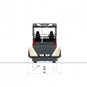Blueprint Ansicht oben Dynapac SD25 90C