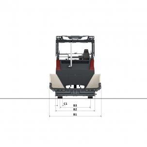 Blueprint Ansicht oben Dynapac XD25 70C