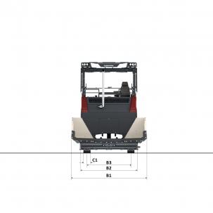Blueprint Ansicht oben Dynapac XD25 80C