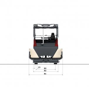 Blueprint Ansicht oben Dynapac XD25 90C