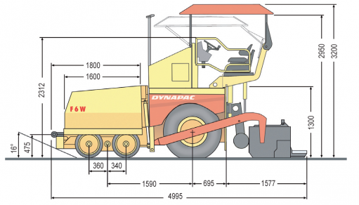 Blueprint side view F6W