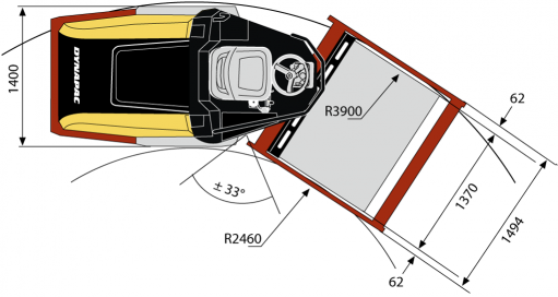 Blueprint top view CA134D