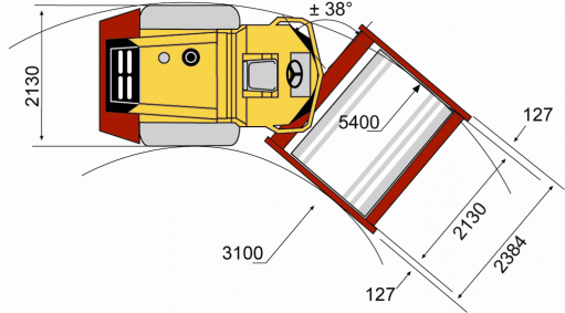 Blueprint top view CA300PD