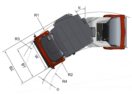 Blueprint top view Dynapac CC7000 VI