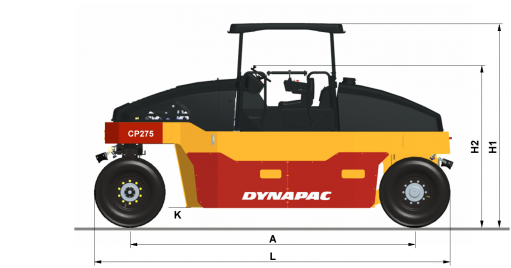 Blueprint side view CP275