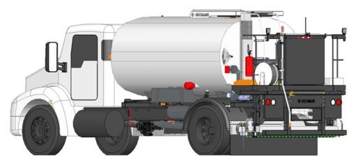 Blueprint side view Dynapac DT1000